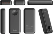 Juo 20000mAh 22.5W Dijital Led Ekranlı Taşınabilir Hızlı Şarj Cihazı Powerbank Siyah - 2