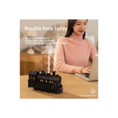 Tren Şeklinde Buharlı Oda Hava Nemlendirici Işık Buhar Makinesi Kumandalı - 5