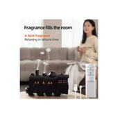 Tren Şeklinde Buharlı Oda Hava Nemlendirici Işık Buhar Makinesi Kumandalı - 4