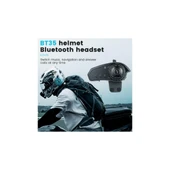 Bt35 Kask Kulaklık Bluetooth 5.0 Motosiklet Interkom Su Geçirmez Kablosuz Kulaklık - 6