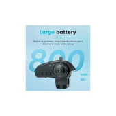 Bt35 Kask Kulaklık Bluetooth 5.0 Motosiklet Interkom Su Geçirmez Kablosuz Kulaklık - 8