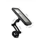 Gidon Bağlantılı Su Geçirmez Mıknatıslı Motorsiklet Telefon Tutucu - 5