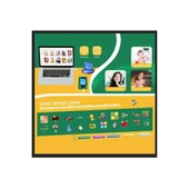 Çocuklar İçin Eğitici Telefon Dokunmatik Ekran Çift Kameralı Fenerli Müzik Çalar Oyun Video Mor - 6