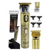 Ip-1949 Şarj Göstergeli Sakal Lazer Öncesi Vücut Ense Çizim Kişisel Bakım Aletleri Sıfıra Yakın Tıraş - 1