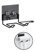 BUFFER® Fön Makine Askısı Siyah Yapışkanlı Fön Makine Tutucu - 6