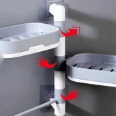 BUFFER® Çoklu Sabun Tutucu Fonksiyonel Banyo Sabunluk - 4