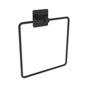 BUFFER® Kendiliğinden Yapışkanlı Siyah Paslanmaz Metal Kare Havluluk - 5