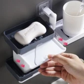 BUFFER® Çoklu Sabun Tutucu Fonksiyonel Banyo Sabunluk - 2