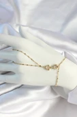 316L Çelik Zincirli Gold Renk Yıldız Şahmeran - TJ-SN663 - 1