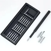 25 Parça Çok Fonksiyonlu Hassas Tornavida Seti – Telefon Tablet Elektronik Tamir Tornavida Seti - 1