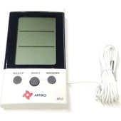 DİJİTAL Isı ve Nem Ölçebilen Termometre İç & Dış Ortam Ölçebilir thumbnail 1