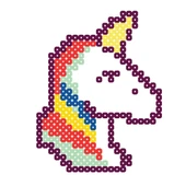 Crafy Ütü ile Yapışan Unicorn Boncuk Seti thumbnail 2