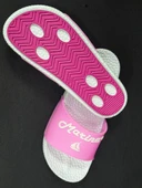 Faylon Taban Terlik Pembe Beyaz 38 Numara - 2