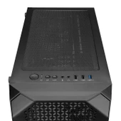 Rampage ZUKO 600W 80+ BRONZE Siyah 4*14cm Rainbow Temperli Camlı ATX Mid-T Gaming Oyuncu Kasası - 4