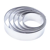 Kurabiye Kalıbı Metal Yuvarlak 5 Parça - 2