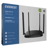 Everest EWR-AC5-V3 AC1200Mbps DualBand 4*6dBi Anten WISP+AP+Repeater Destekli Kablosuz Wifi Router - 5