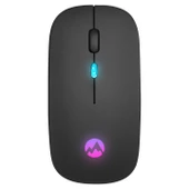 EVEREST SM-BT11 USB SİYAH 2IN1 BLUETOOTH 2.4GHZ ŞARJ EDİLEBİLİR KABLOSUZ MOUSE - 2