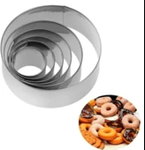 Kurabiye Kalıbı Metal Yuvarlak 5 Parça - 1