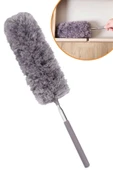 260 cm Teleskopik Mikrofiber Toz Alma Fırçası 7 Kademe Ayarlı Uzatılabilir Yumuşak Başlıklı Araç & Ev Temizlik Fırçası - 1