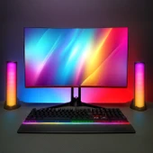 Mikado MD-183 2.0 3W*2 Bluetooth Siyah RGB Aydınlatmalı USB + 3.5mm USB 5V Speaker Hoparlör - 3