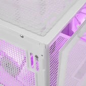 Rampage CRAFT Beyaz Mesh Type-C*1+Usb3.0*2+Hd Audio 1*14CM+3*12CM ARGB Fan ATX Mid-T Gaming Oyuncu Kasası - 5