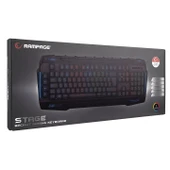 Rampage KB-R63 STAGE Siyah 4 Makro Fonksiyon Sese Duyarlı Işıklı RGB Q USB +Ses Mik Çıkışlı Oyuncu Klavyesi - 5