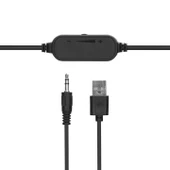 Mikado MD-176 2.0 3W*2 Siyah RGB Aydınlatmalı USB + 3.5mm USB 5V Speaker Hoparlör - 5