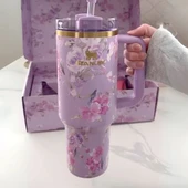 Stanley  Quencher Pipetli Termos Bardak 1.18 Lt Loveshackfancy Lila - 2
