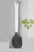 Çift Taraflı Uzun Saplı Vücut Ve Masaj Fırçası Banyo Sırt Kesesi Silikon Masajlı - 3