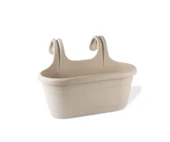 Omnipazar KRS-350 Dekoratif Plastik İnci Askılı Balkon Saksı 6.2 Litre thumbnail 10