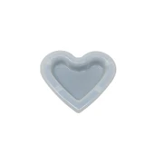 Epoksi Silikon Kalıp Küllük Kalıbı Kalp Modeli  9.5 CM - 1