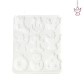 Epoksi Silikon Kalıp Yılbaşı Noel Çanı Geğik Kardan Adam Kalıbı 9 Lu thumbnail 1