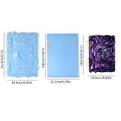 Epoksi Silikon Kalıp Defter Kapağı Ön Arkalı Ve Bağlayıcı Metal - 2