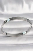 316L Çelik Gümüş Renk Cartier Model Kadın Bilezik - TJ-BB6736 - 2