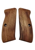 CZ 75 Uyumlu Natural Ağaç Desenli Muadil Ahşap Kabze 104 - 1