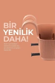Omnipazar KRS-249 Dekoratif Plastik Pera Askılı Balkon Saksı 3.2 Litre thumbnail 4