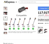 srfn ticaret Dyson Şarjlı Süpürgeleri V10 ile Uyumlu Tetik Kilidi - 2 Adet - 6
