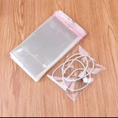 6x20+5 cm.(6x25) 50 Adet Şeffaf Bantlı Yapışkanlı OPP Poşet - 3