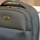 Orta Boy Laptop Gözlü Sert Kasalı Sırt Çantası Baggaj S24132 - 4
