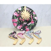 Ahşap Şapkalı Yelpaze - 1