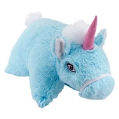 Unicorn Katlanır Yastık Peluş Mavi - 1