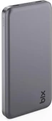 Bix PB113 10000mAh PD 20W Çift USB-C Portlu Hızlı Şarj Destekli Taşınabilir Metal Powerbank Koyu Gri - 1