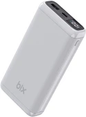 Bix BXPB204 20000mAh USB-A 22.5W ve Type-C PD 20W Çift Çıkışlı LED Ekranlı Powerbank Beyaz thumbnail 1