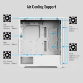 AEOROCOOL DA501A GAMING MID-TOWER PC KASASI BEYAZ - 4