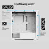 AEOROCOOL DA501A GAMING MID-TOWER PC KASASI BEYAZ - 5