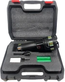 Powerdex PD-12800 45 watt 4500 Lümen Şarjlı El Feneri Zoom Özellikli, Taktik Tip, Uzun Menzilli LED Aydınlatma thumbnail 3