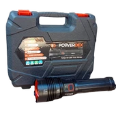 Powerdex PD-12500 50W 5000 Lümen Şarjlı Profesyonel Büyük Avcı Feneri Uzun Menzilli El Feneri Yüksek Işık Gücü Taşınabilir Aydınlatma thumbnail 1