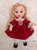 Prenses Lavinya Bebek Amigurumi Organik Oyuncak - 8