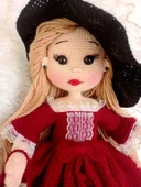 Prenses Lavinya Bebek Amigurumi Organik Oyuncak - 4