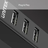 UNITEK TYPE-A TO 4 PORT USB2.0 HUB 80CM KABLO (Y-2140) - 6